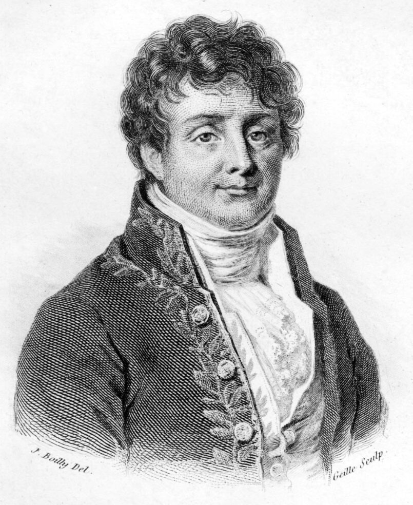 Joseph Fourier - Gravure de Julien Léopold Boilly